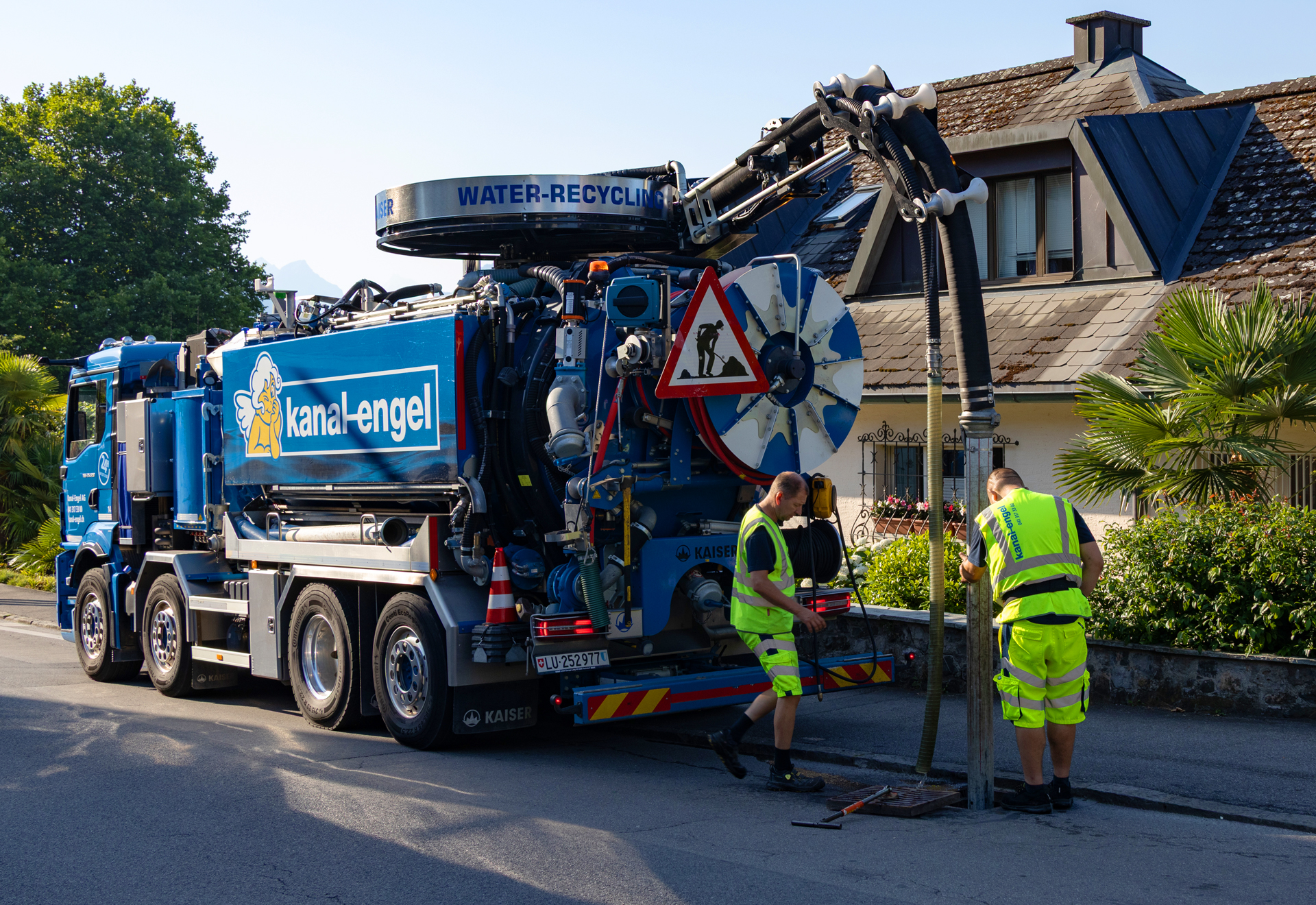 Kanal-Engel AG bei der Ablauf- und Rohrreinigung